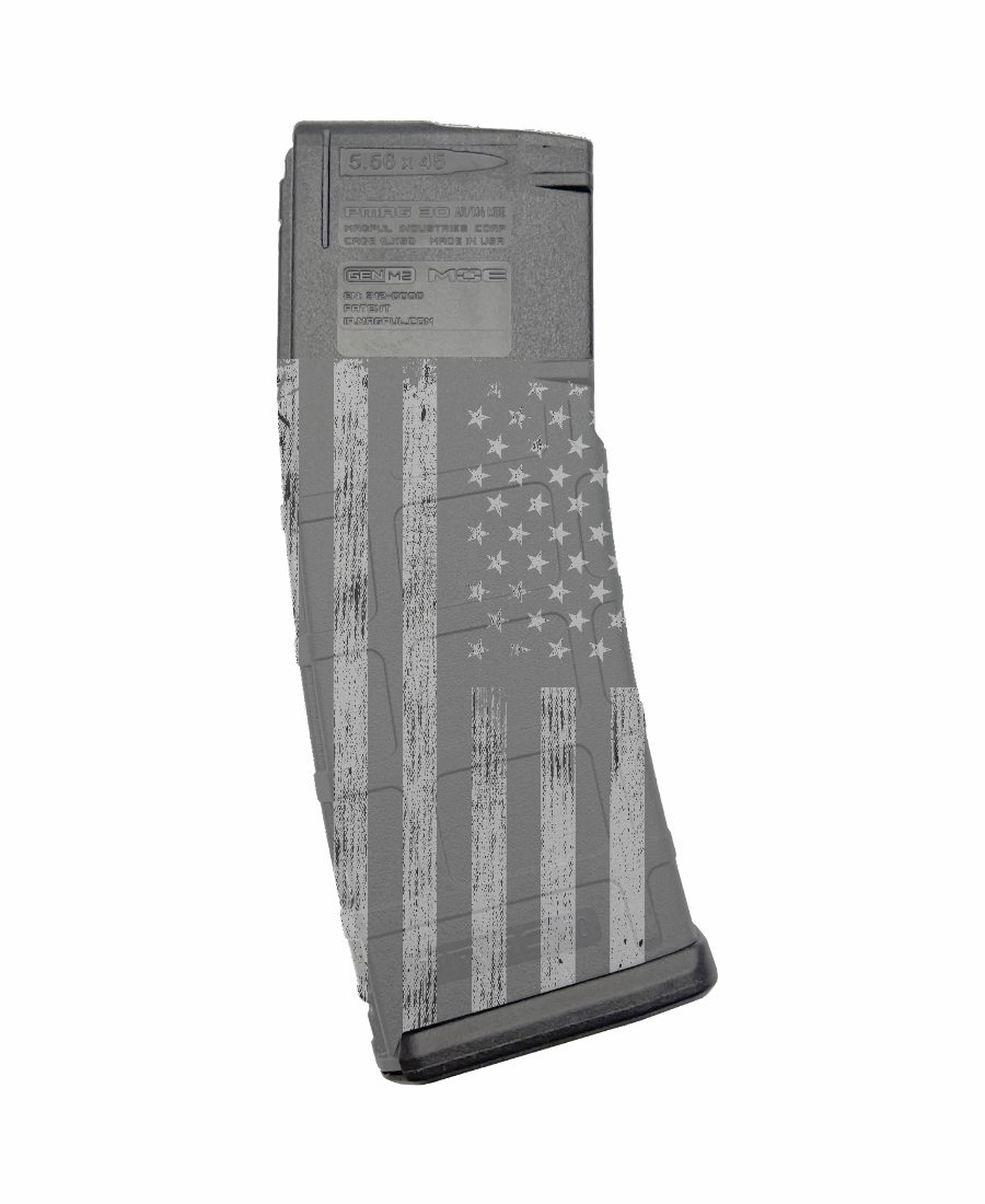 PMAG AR-15 30 Round Magazine - Fabric Flag