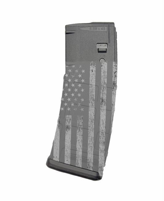 PMAG AR-15 30 Round Magazine - Fabric Flag